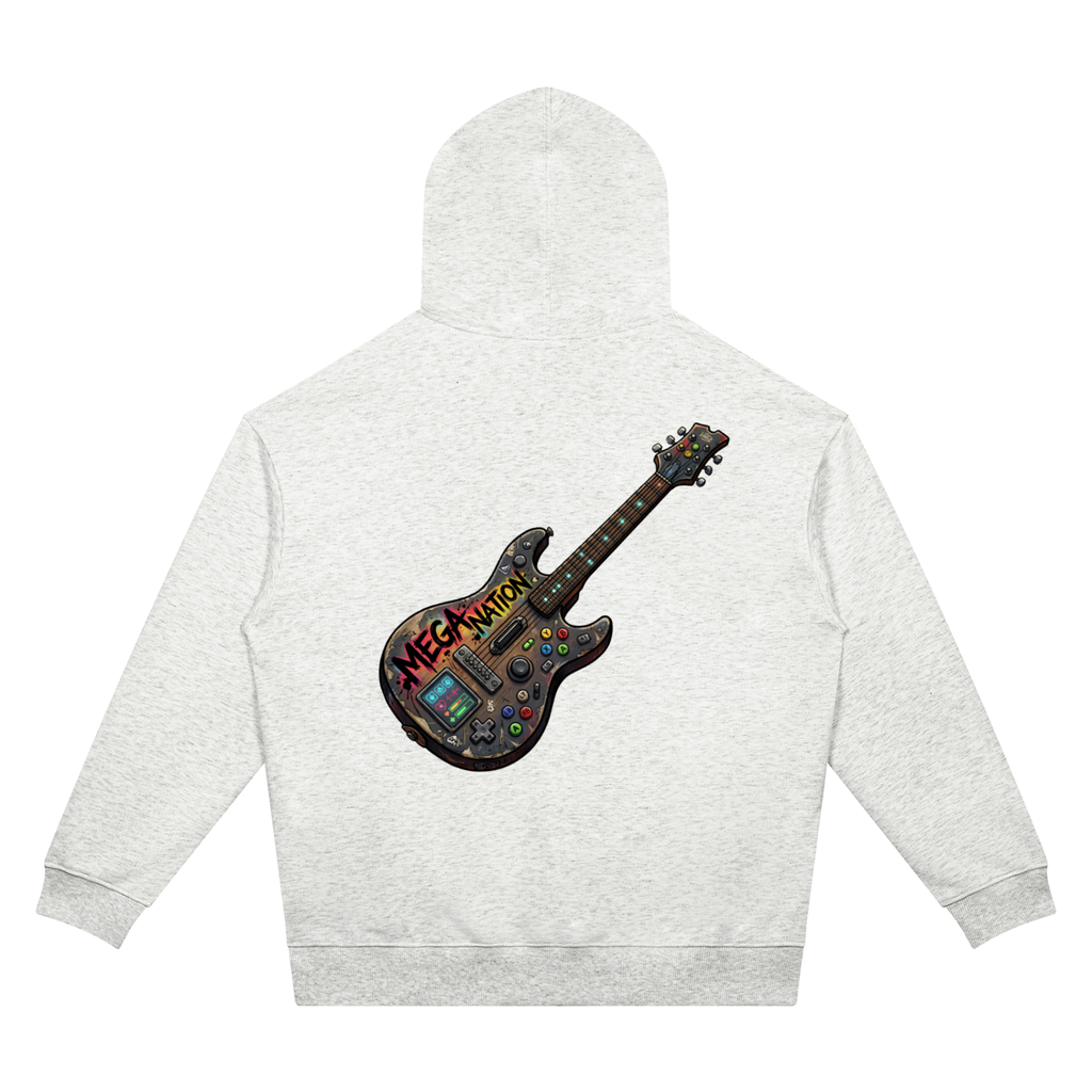 Mega Nation Game Guitar Unisex Oversized Drop Shoulder Hoodie (7 colors)