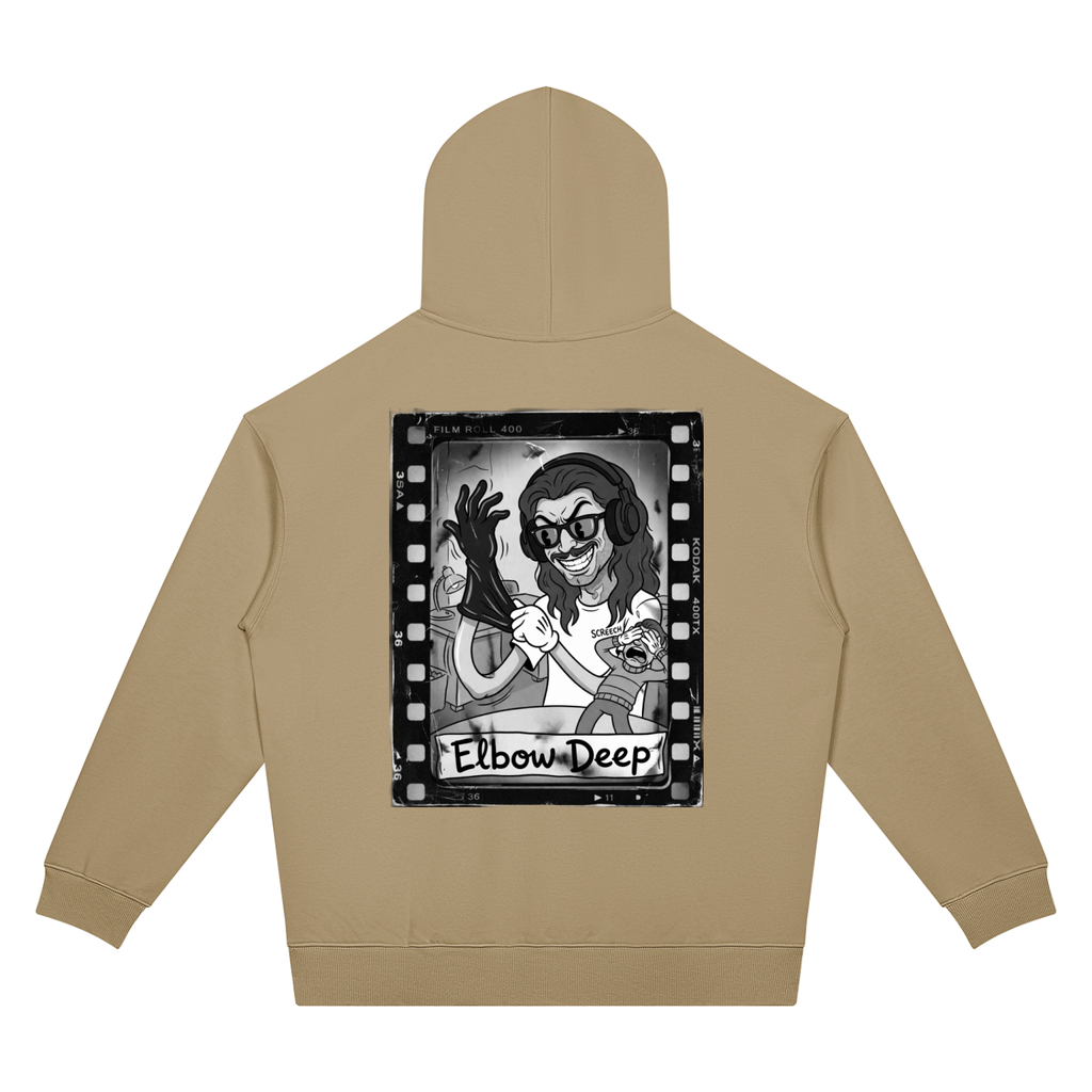 Elbow Deep Film Roll Unisex Oversized Drop Shoulder Hoodie (7 colors)
