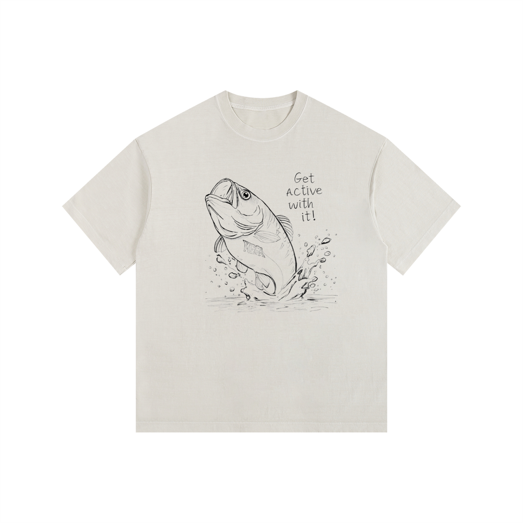 Get Active Bass Oversized Cotton T-Shirt (6 colors)