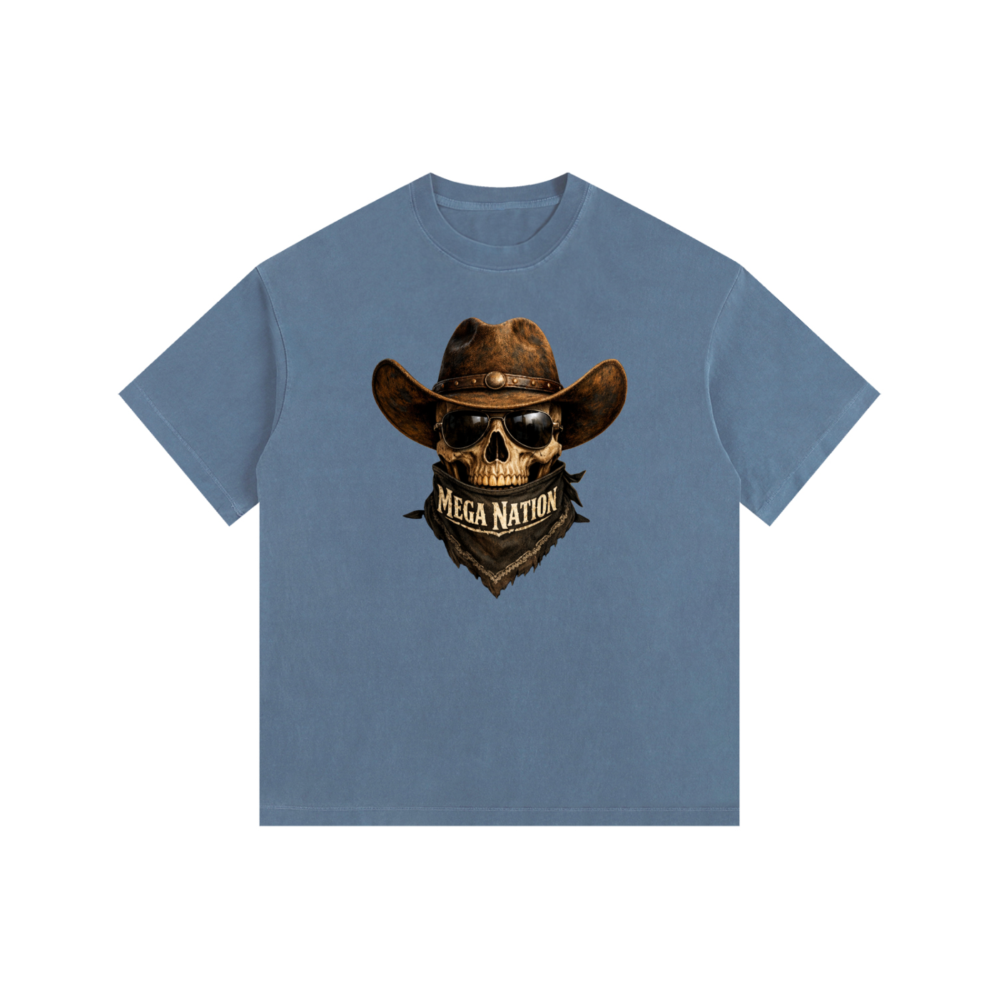 Mega Nation Outlaw Oversized Cotton T-Shirt (11 colors)