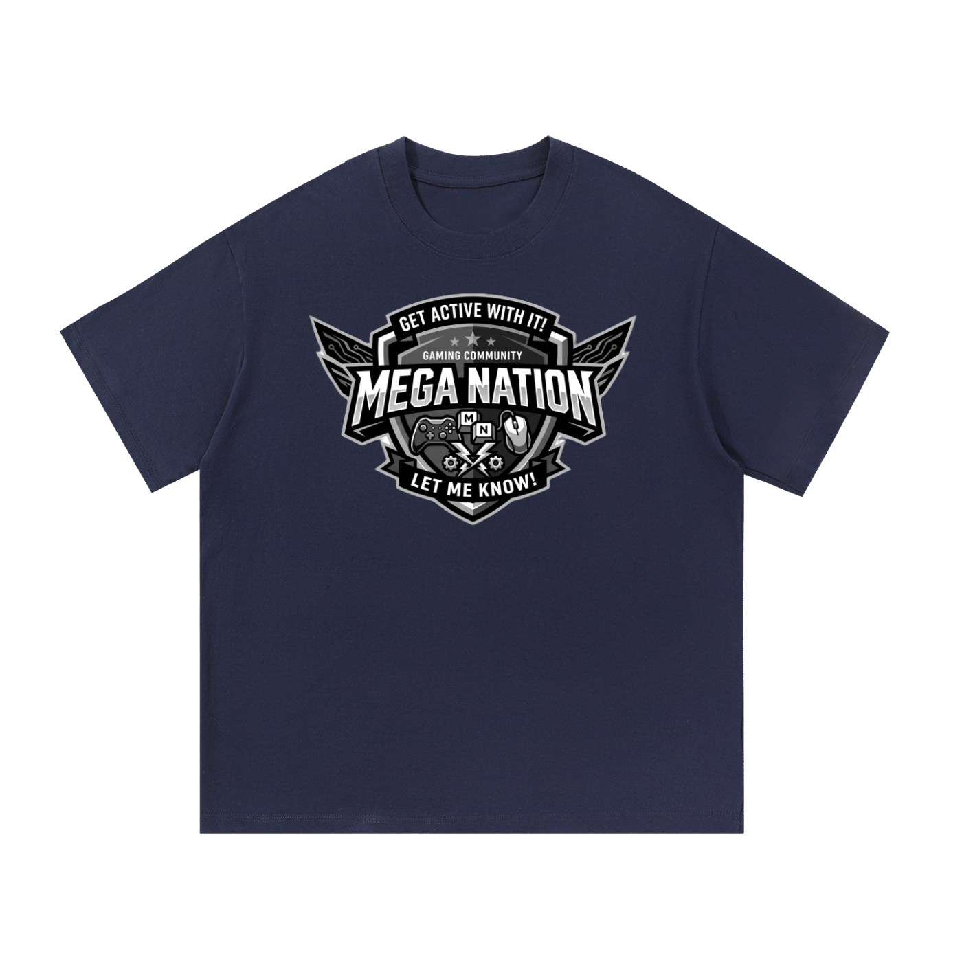 Mega Nation Gaming Community Essential Cotton T-Shirt (10 colors)