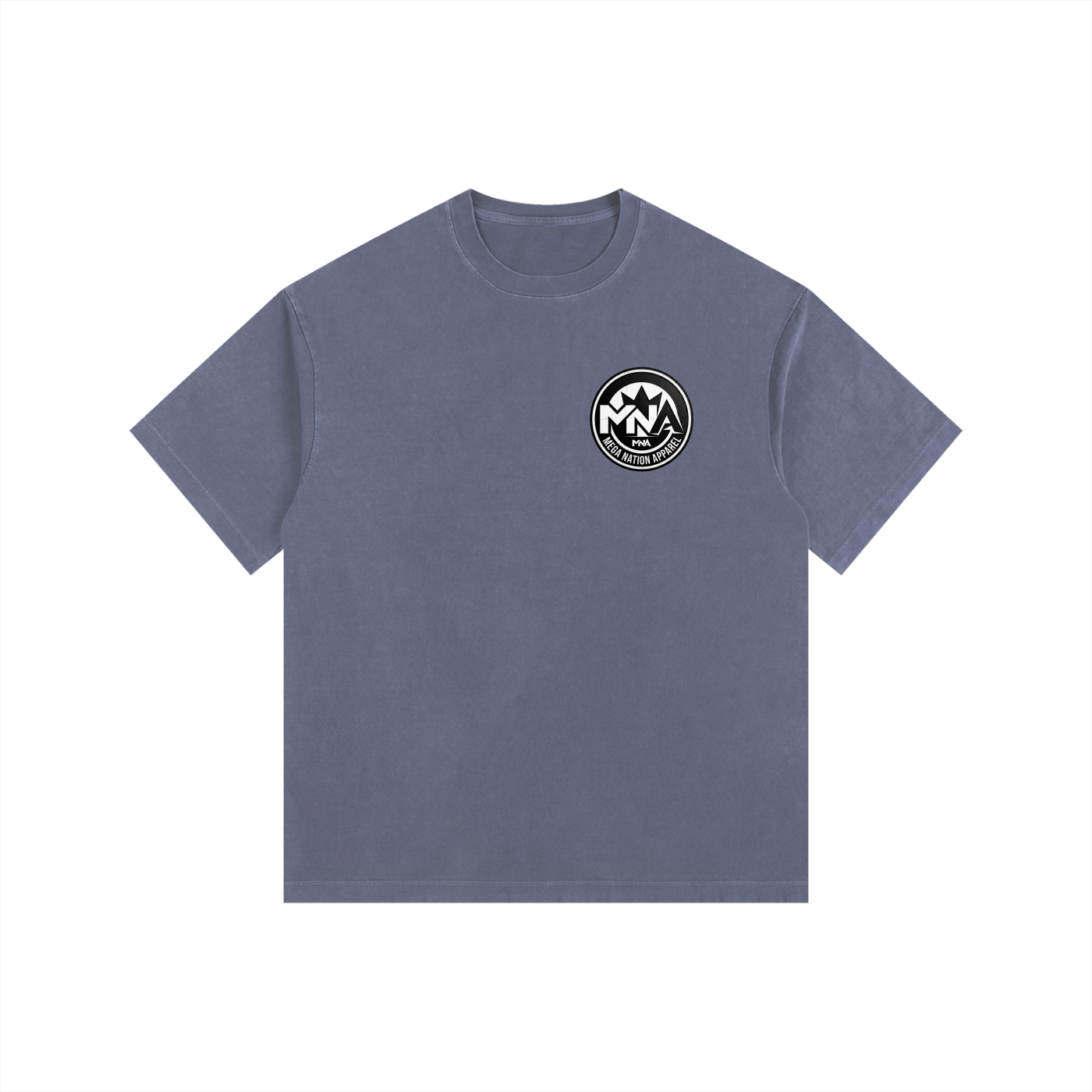 MNA Mega Slangers (Front and Back Logo) Oversized Cotton T-Shirt (7 colors)