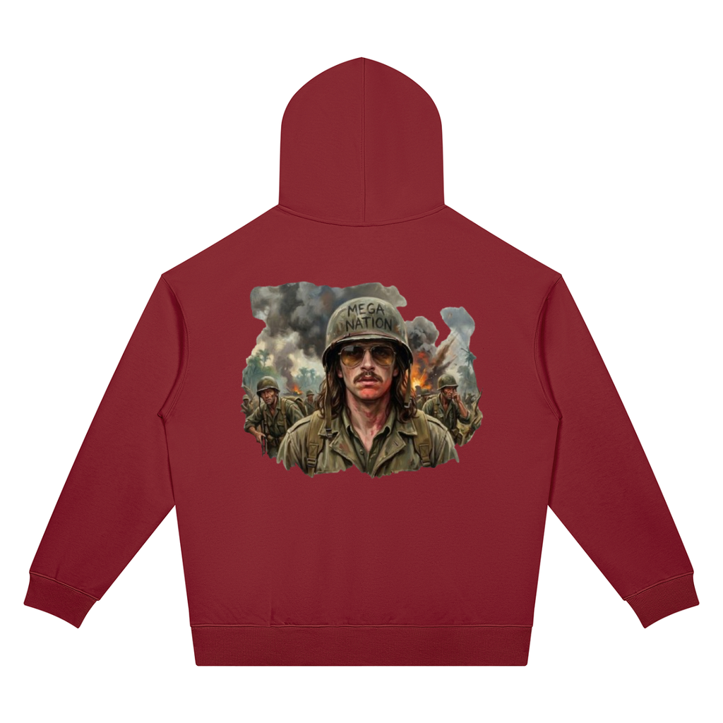 Mega Nation War Stories Unisex Oversized Drop Shoulder Hoodie (7 colors)