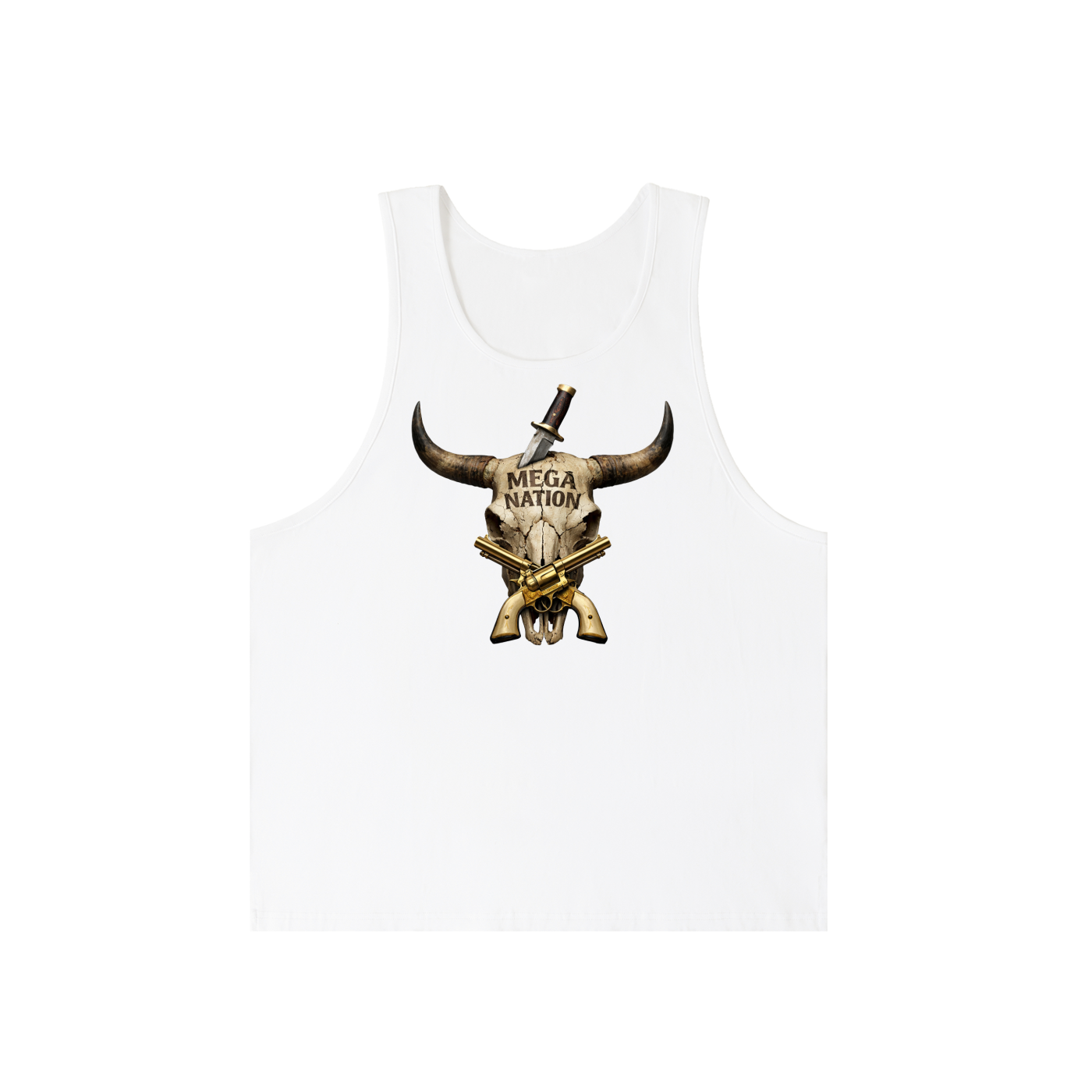 Mega Nation Longhorn Loose Fit Tank Top (2 colors)