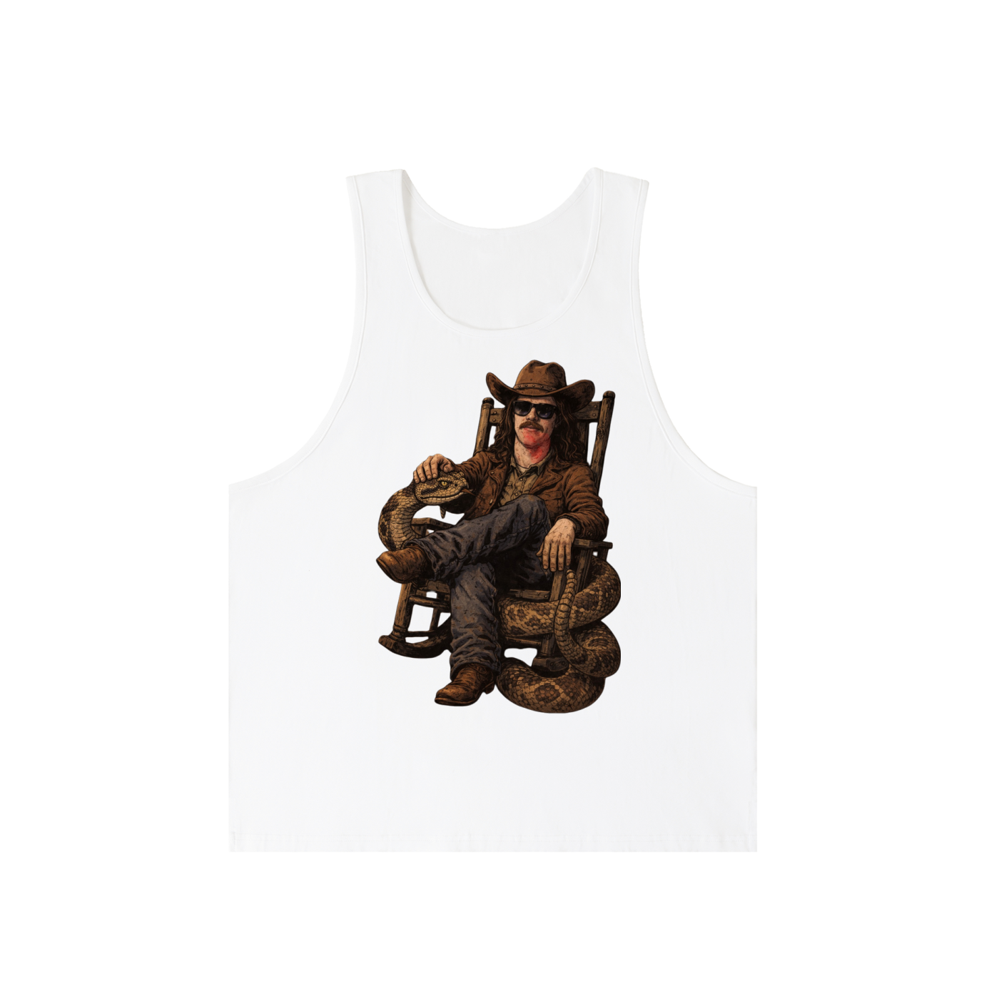 MegaSlanger Rattlesnake Loose Fit Tank Top (2 colors)