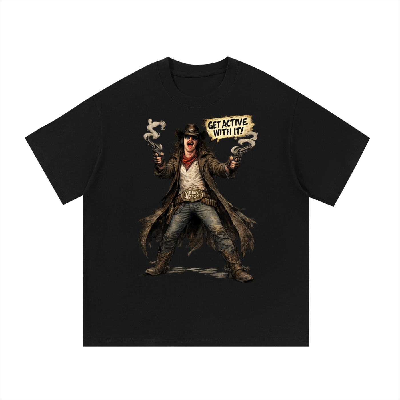 Mega Nation Active Revolvers T-Shirt (9 colors)