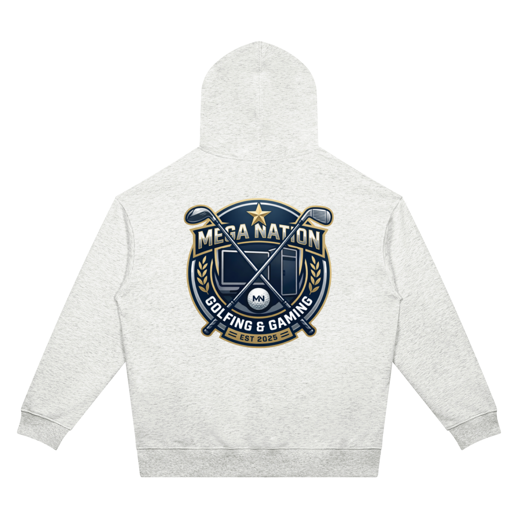 Mega Nation Golf & Gaming Unisex Oversized Drop Shoulder Hoodie (7 colors)