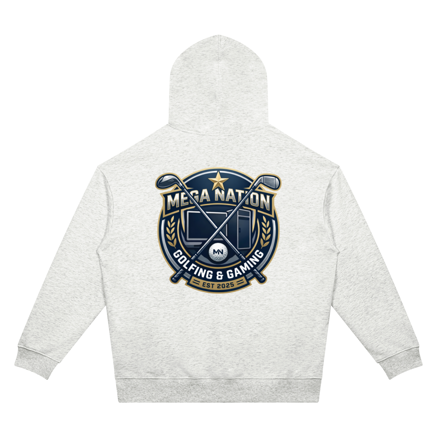 Mega Nation Golf & Gaming Unisex Oversized Drop Shoulder Hoodie (7 colors)
