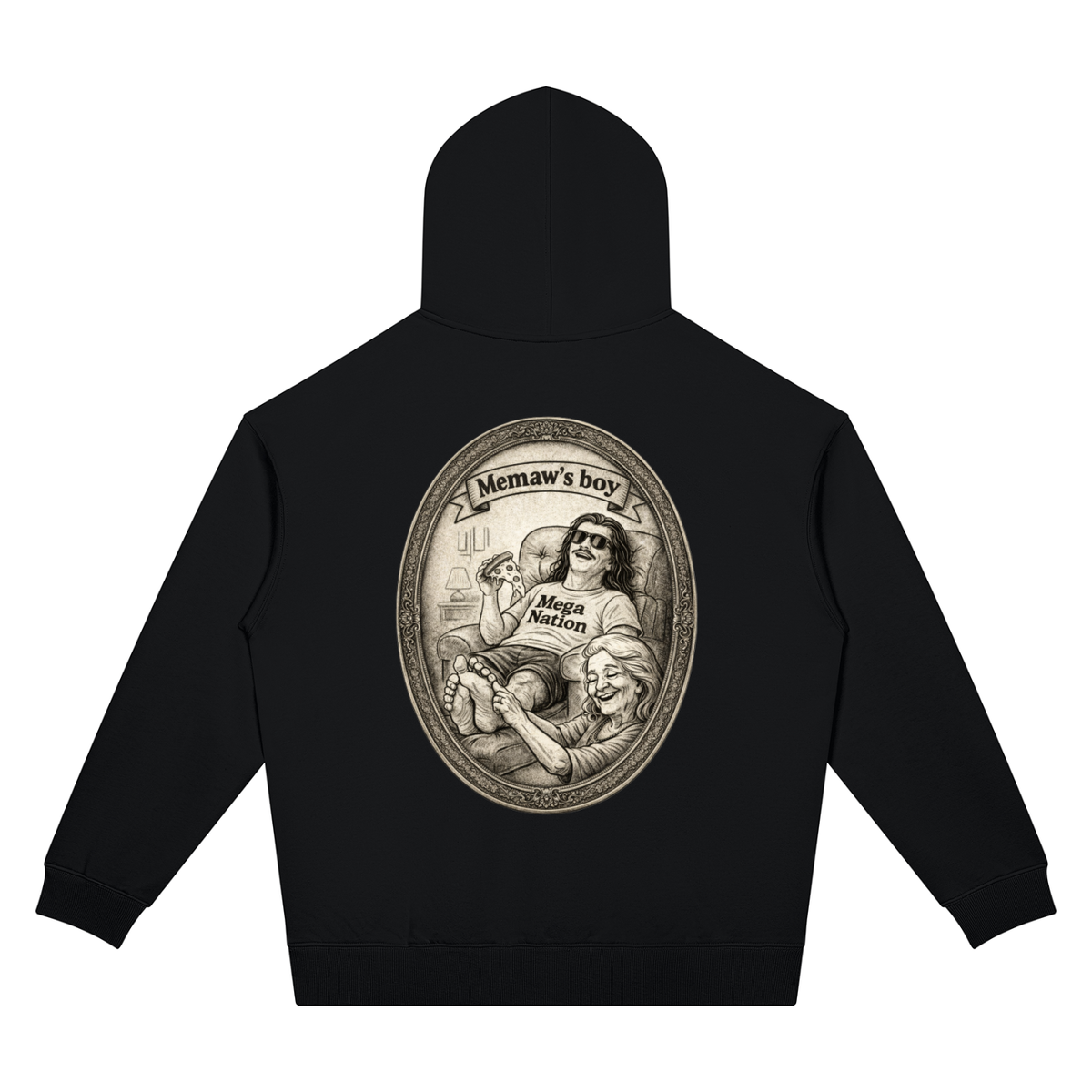 Memaw's Boy Unisex Oversized Drop Shoulder Hoodie (7 colors)