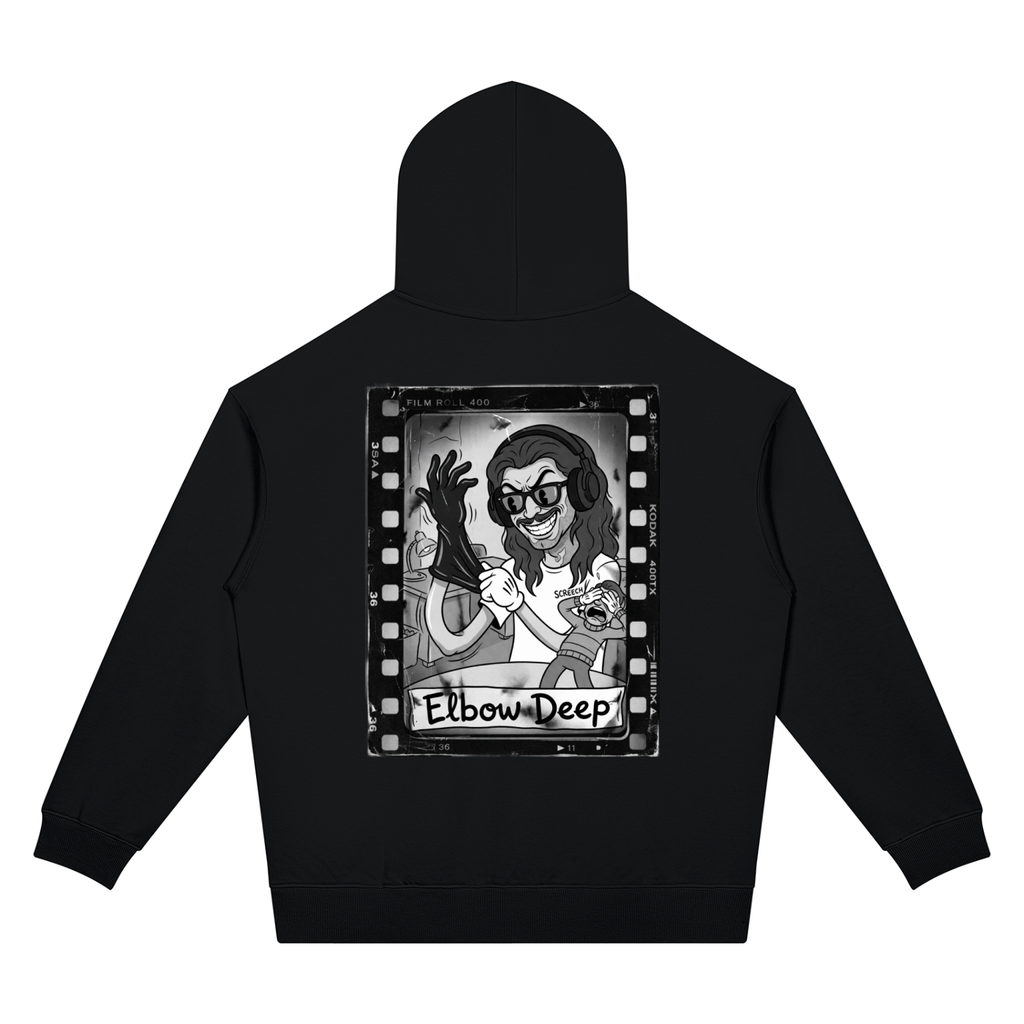 Elbow Deep Film Roll Unisex Oversized Drop Shoulder Hoodie (7 colors)