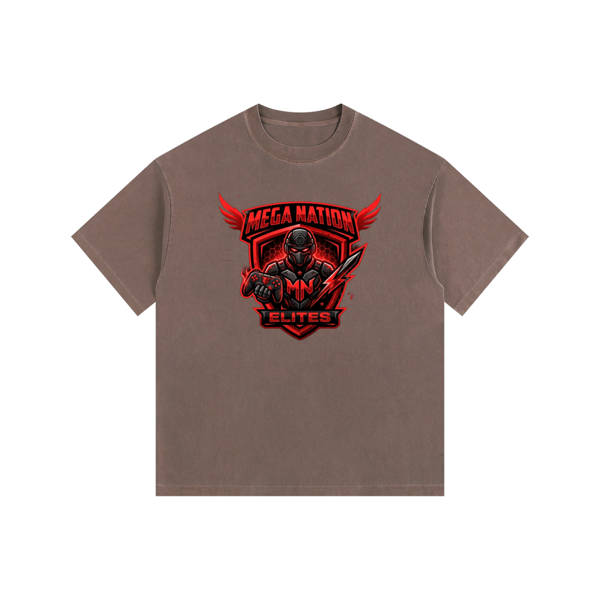 Mega Nation Elites Oversized Cotton T-Shirt (5 colors)