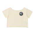 MNA Vibe & Conquer (Front and Back Logo) Off-Shoulder Cropped T-Shirt (4 colors)