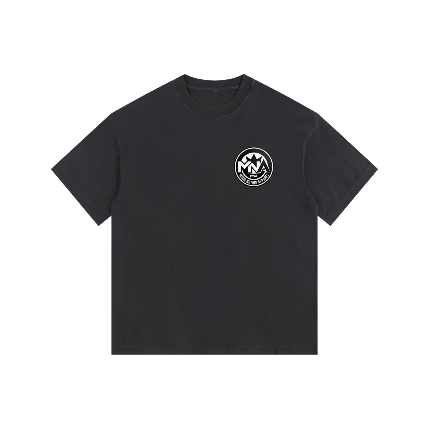MNA Vibe & Conquer (Front and Back Logo) Oversized Cotton T-Shirt (9 colors)