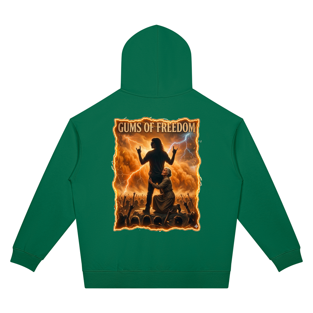 Gums Of Freedom Unisex Oversized Drop Shoulder Hoodie (7 colors)