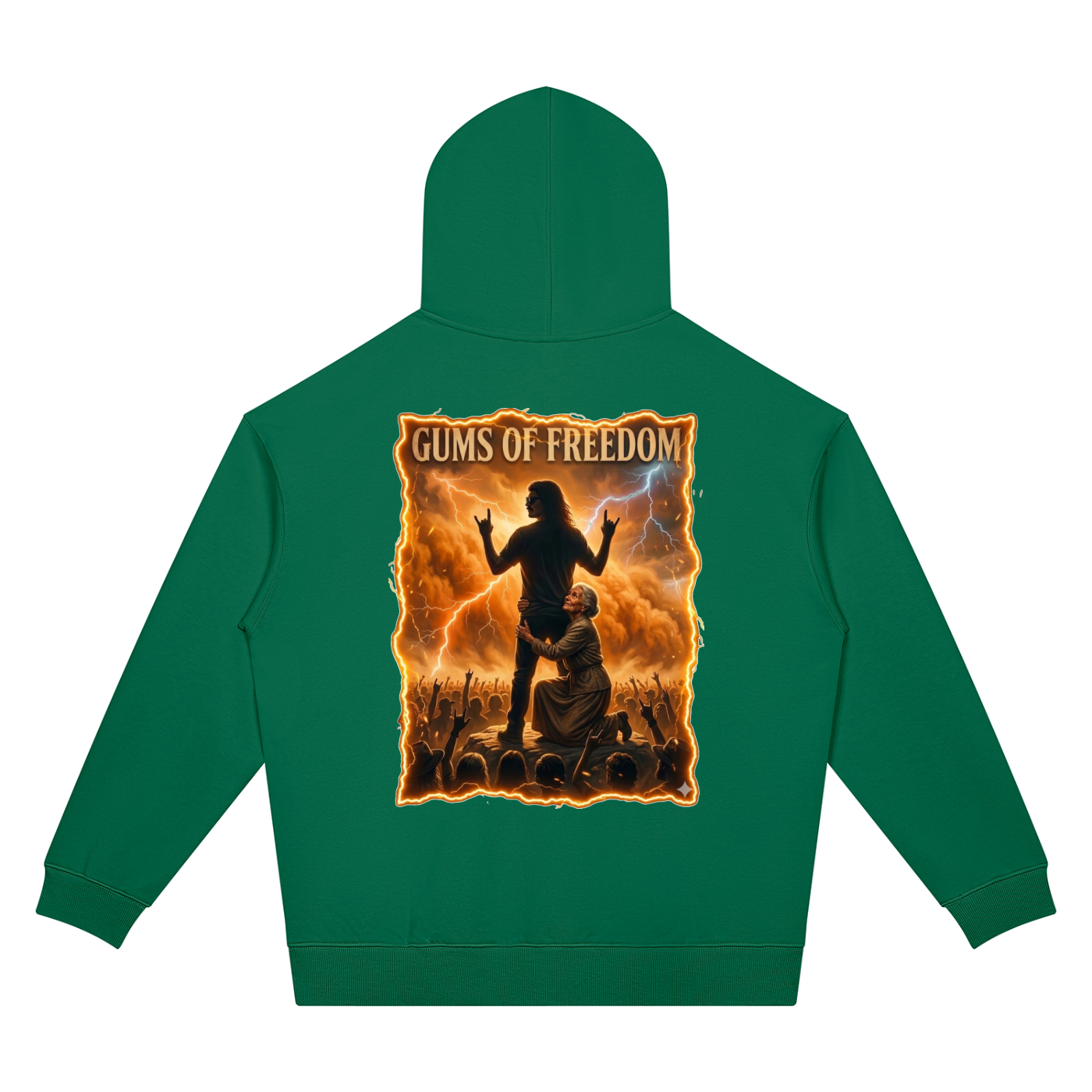 Gums Of Freedom Unisex Oversized Drop Shoulder Hoodie (7 colors)