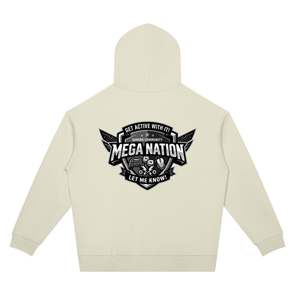 Mega Nation Gaming Community Unisex Oversized Drop Shoulder Hoodie (7 colors)