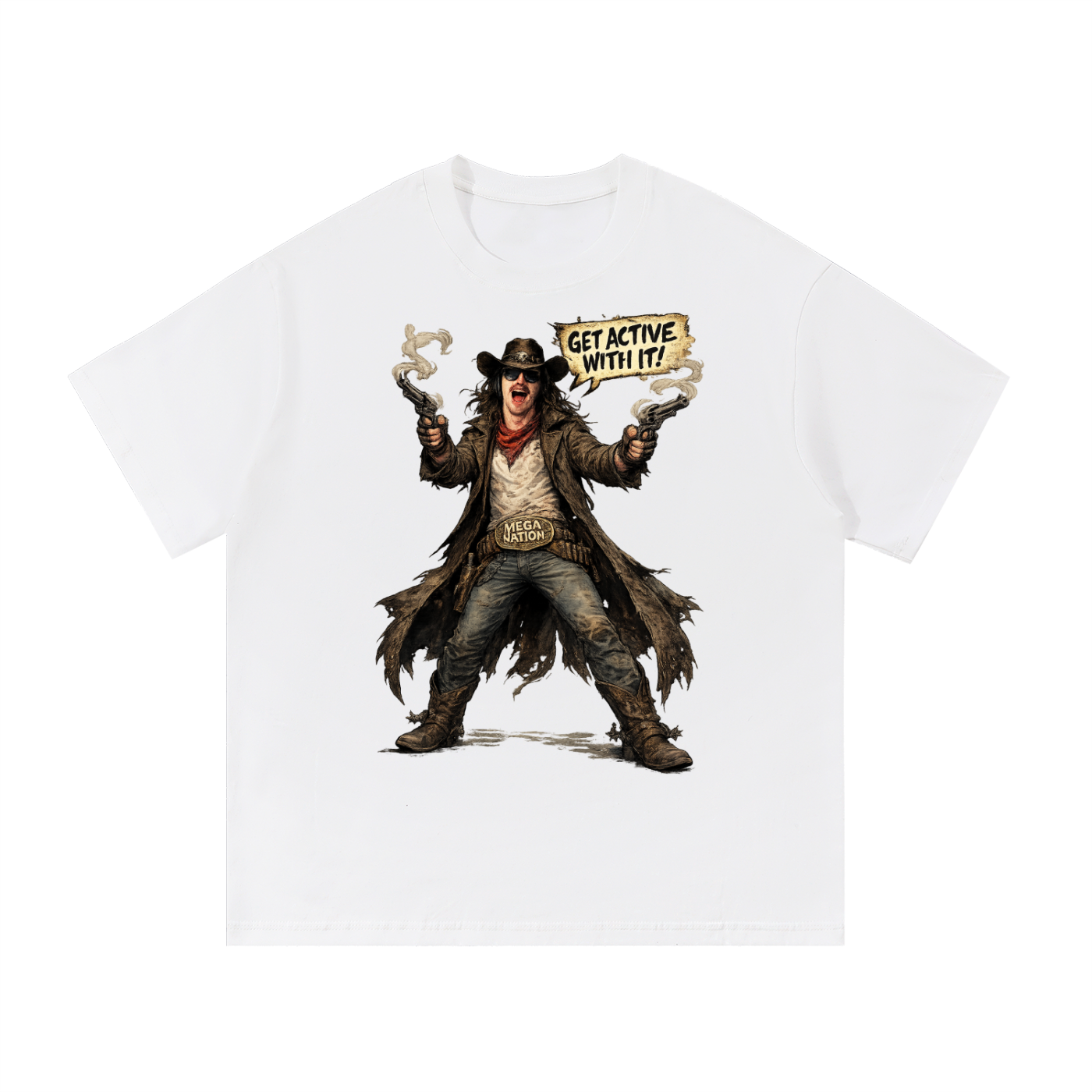 Mega Nation Active Revolvers T-Shirt (9 colors)