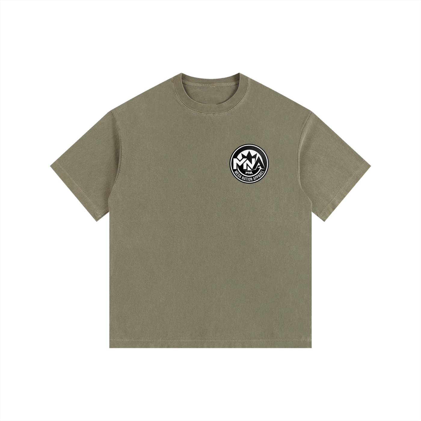 MNA Vibe & Conquer (Front and Back Logo) Oversized Cotton T-Shirt (9 colors)