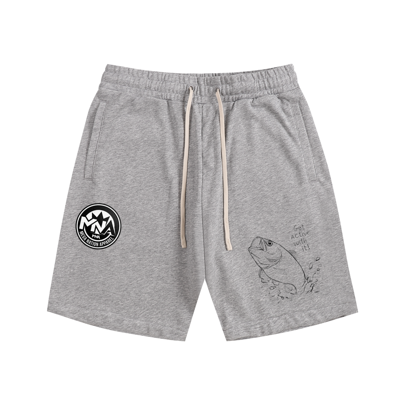 MNA Get Active Bass Essential Cotton Shorts (4 colors)