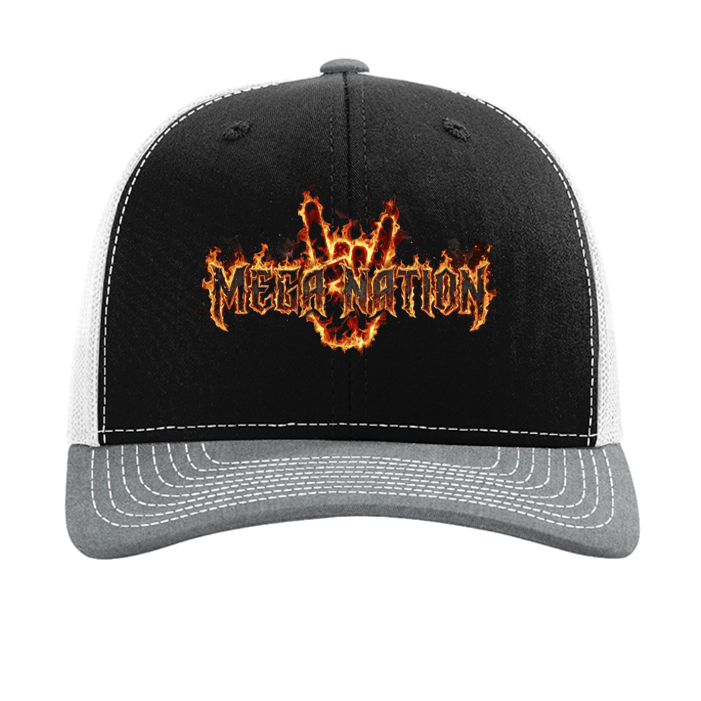 Black/ White/ Heather Grey - FRONT