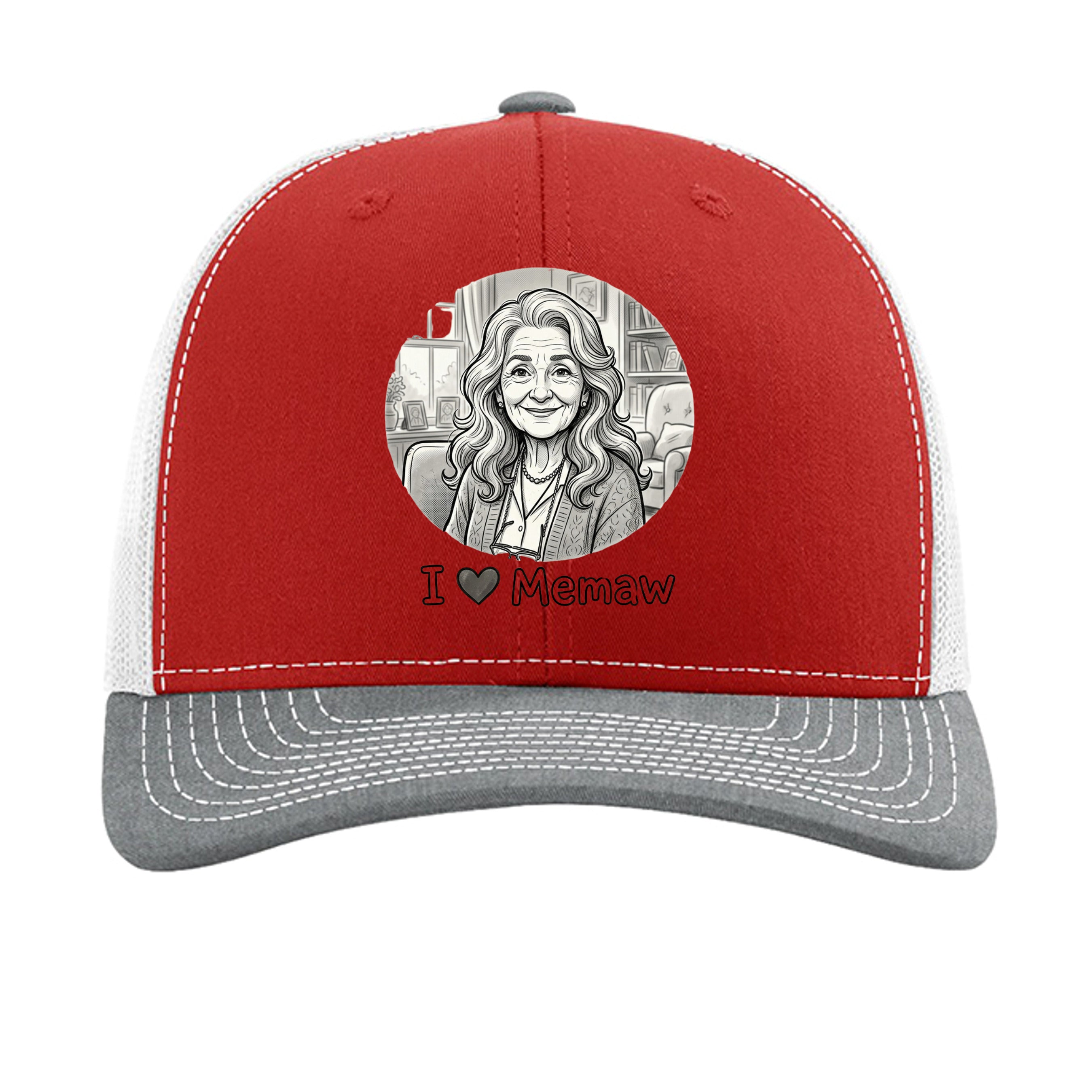 Red/ White/ Heather Grey - 112 - FRONT