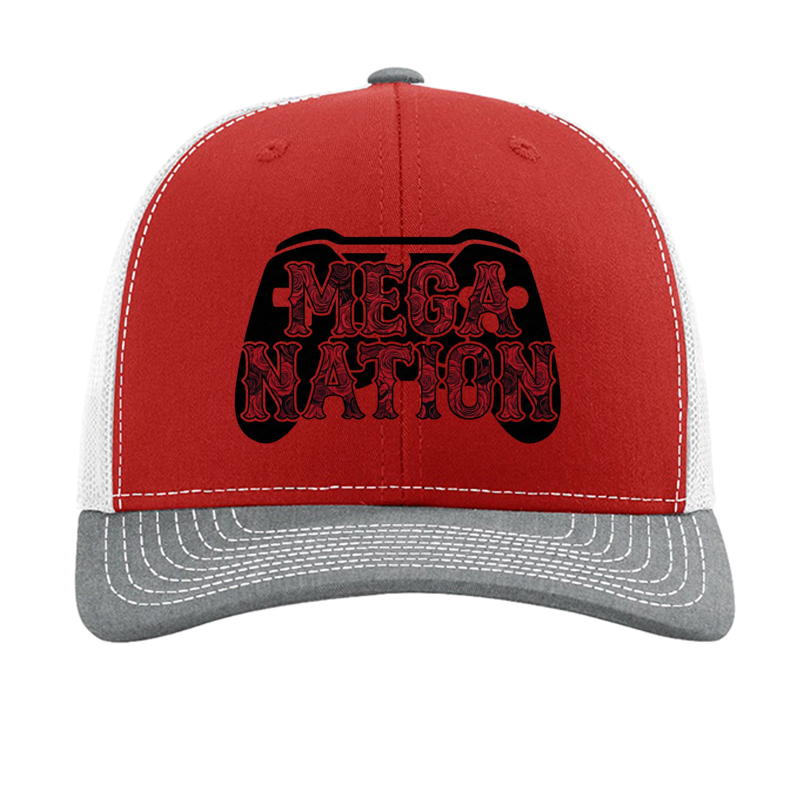 Red/ White/ Heather Grey - 112 - FRONT
