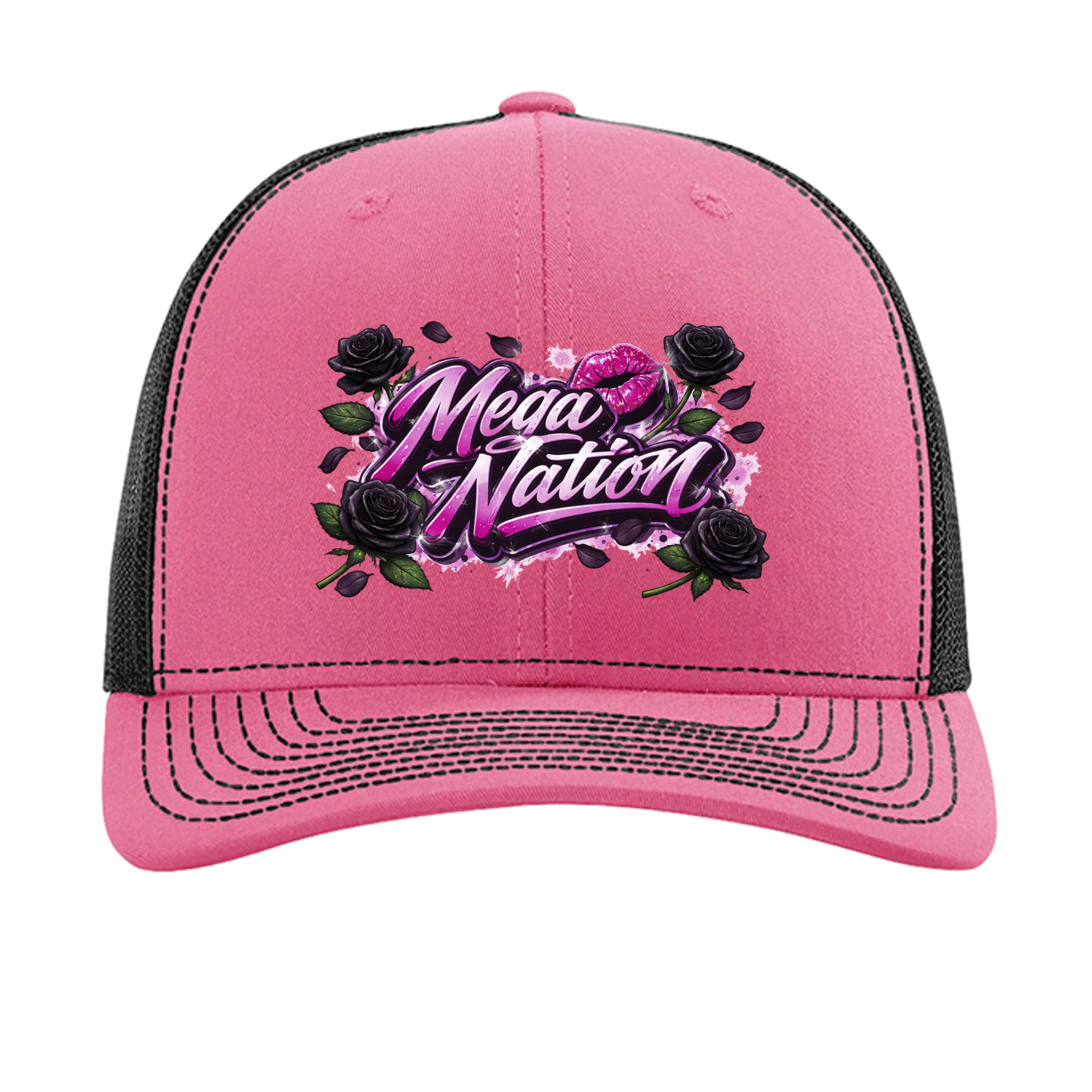 Hot Pink/ Black - 112 - FRONT