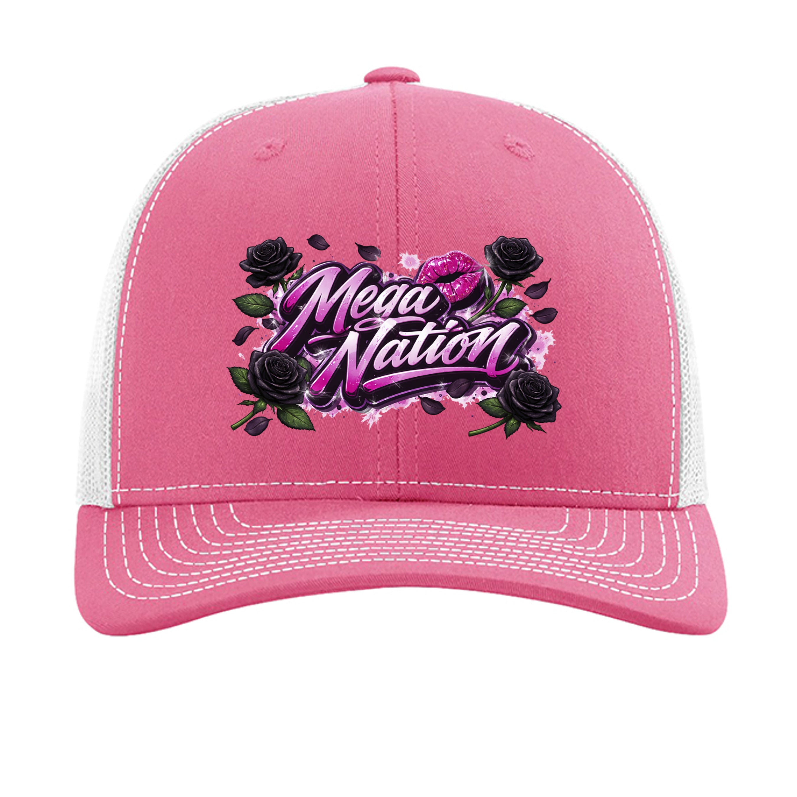 Hot Pink/ White - 112 - FRONT