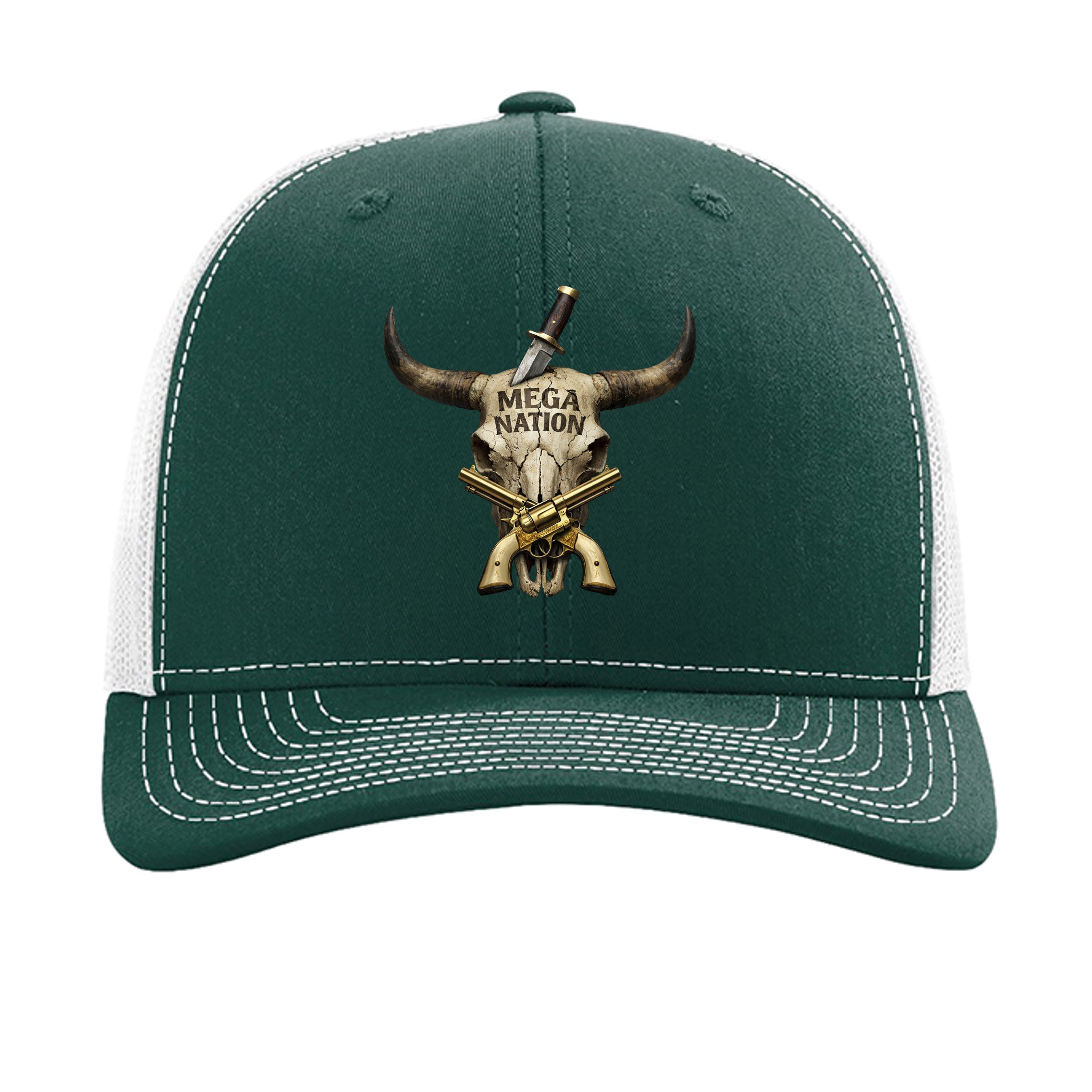 Dark Green/ White - 112 - FRONT