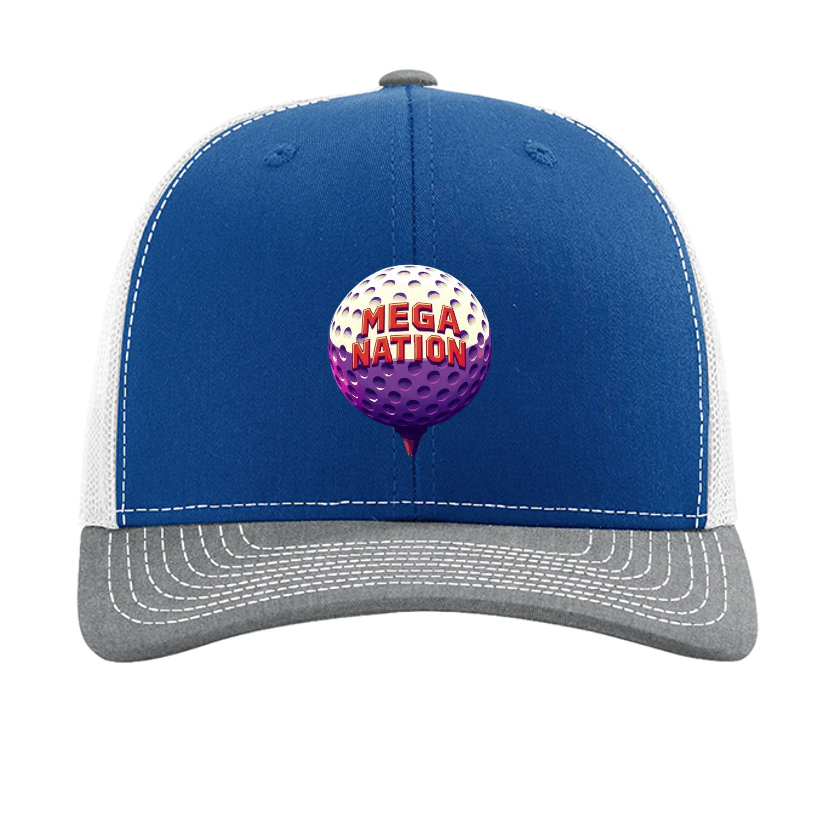 Royal/ White/ Heather Grey - 112 - FRONT