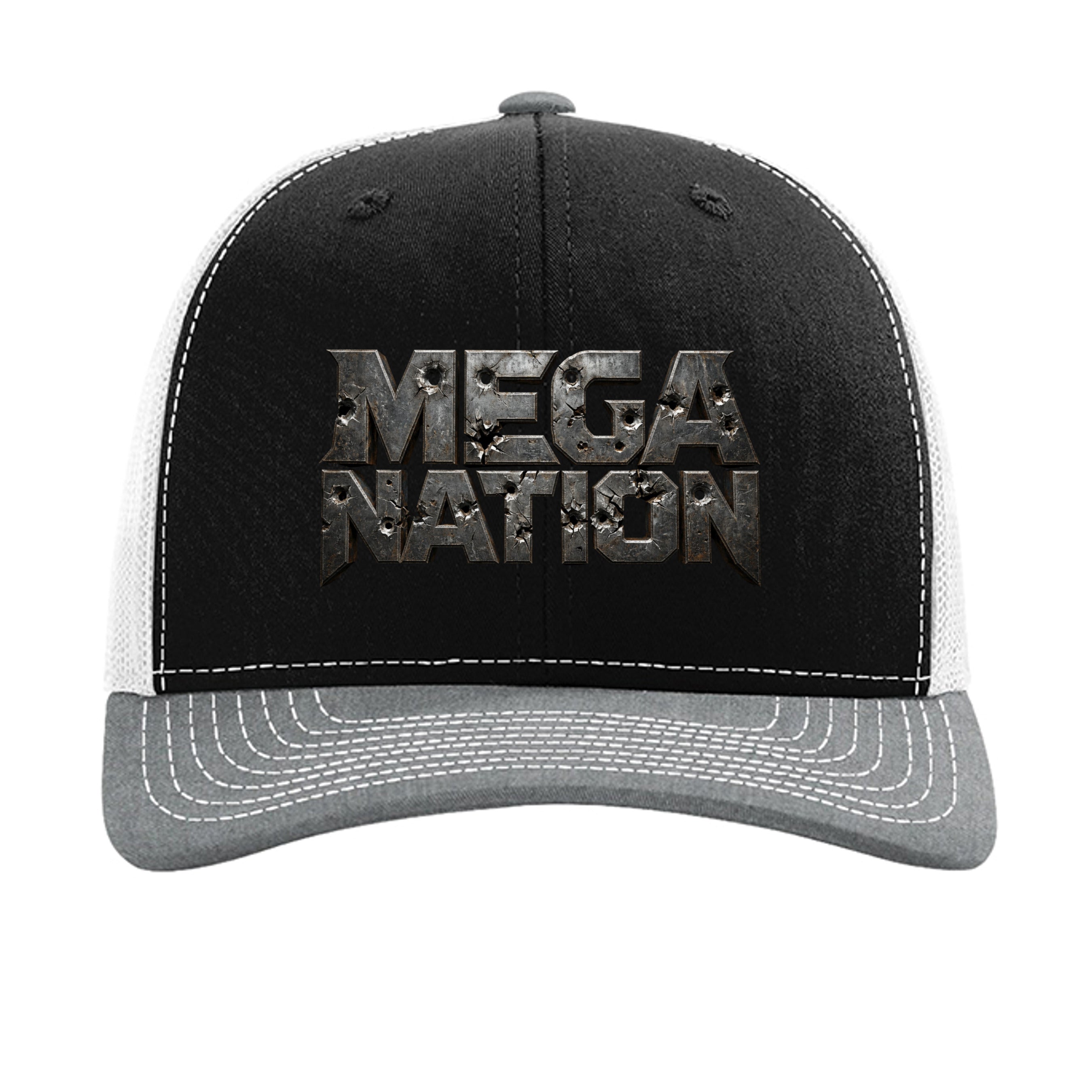 Black/ White/ Heather Grey - 112 - FRONT