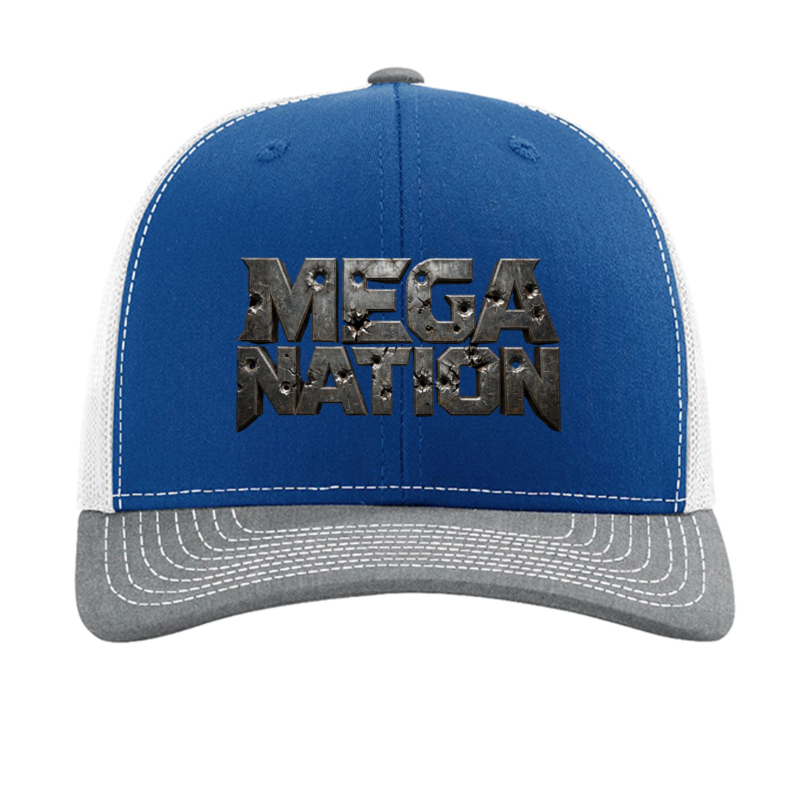 Royal/ White/ Heather Grey - 112 - FRONT