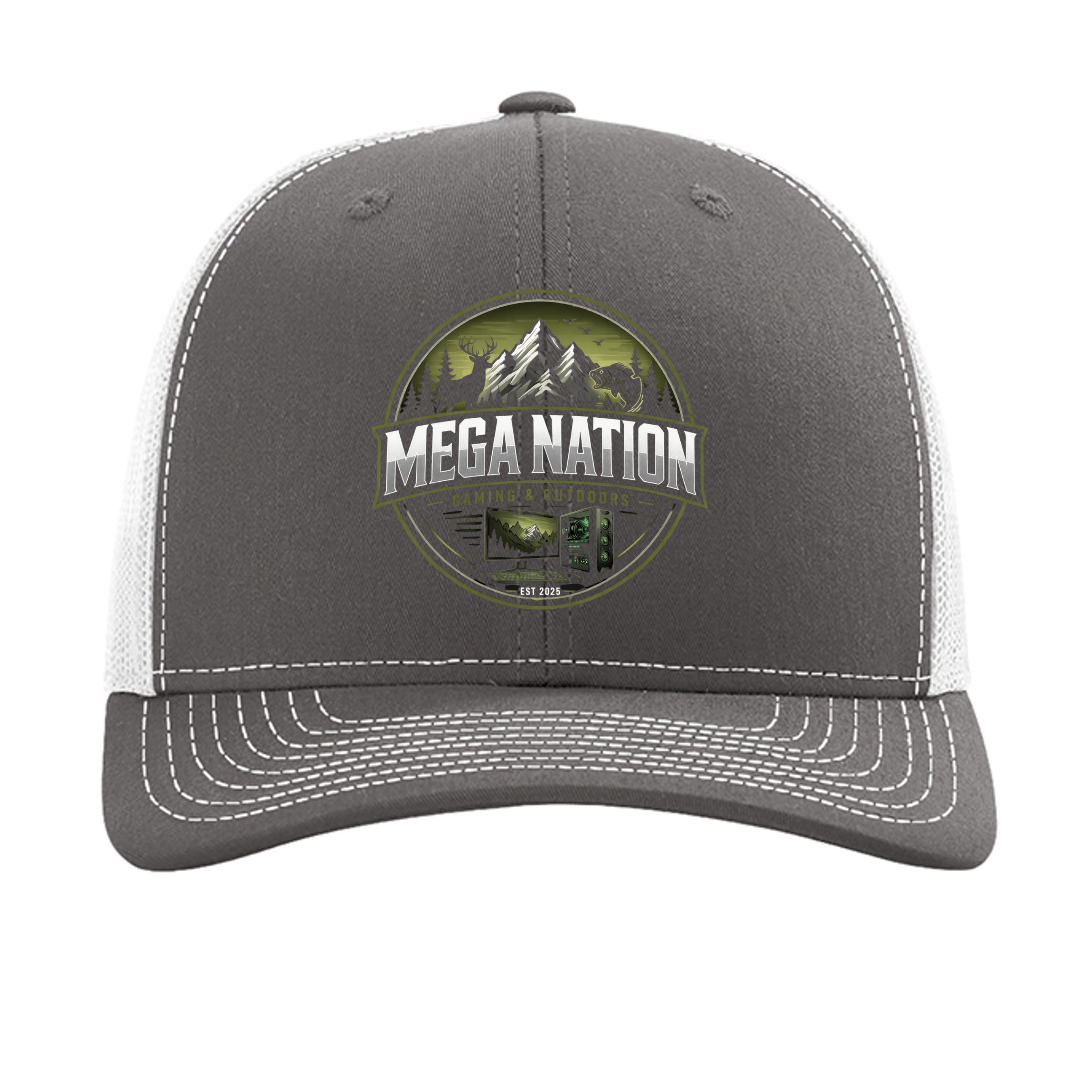 Charcoal/ White - 112 - FRONT