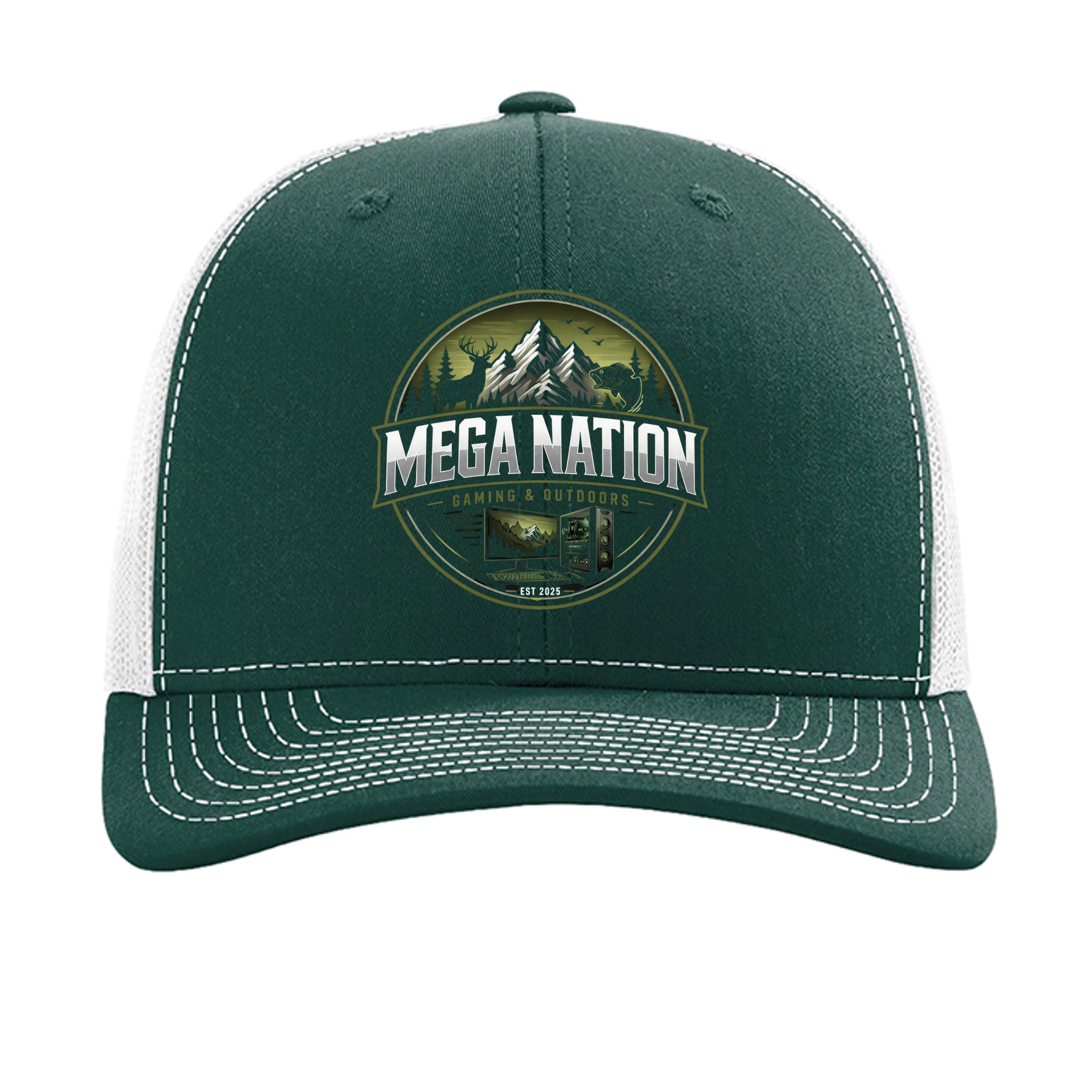 Dark Green/ White - 112 - FRONT