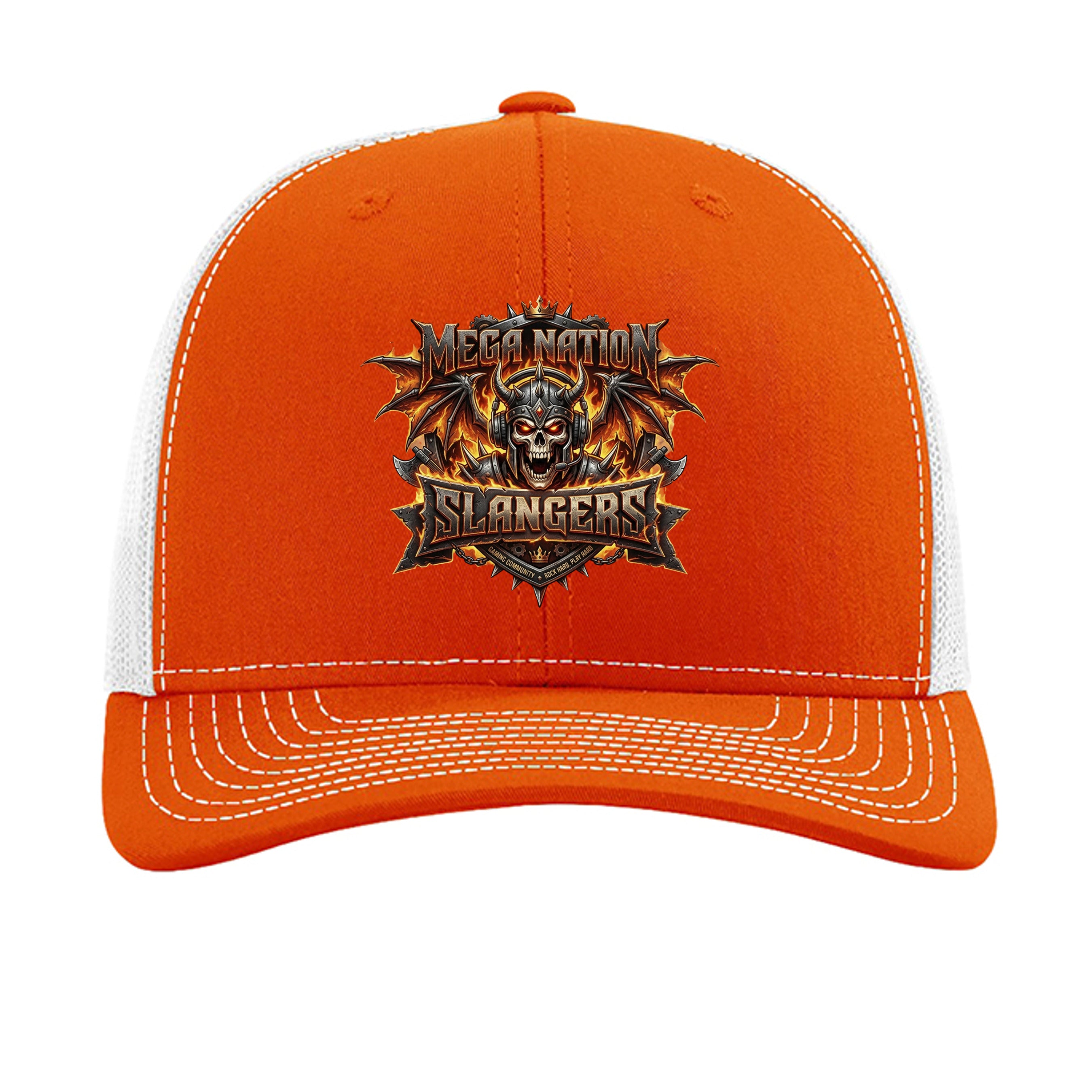 Orange/ White - 112 - FRONT