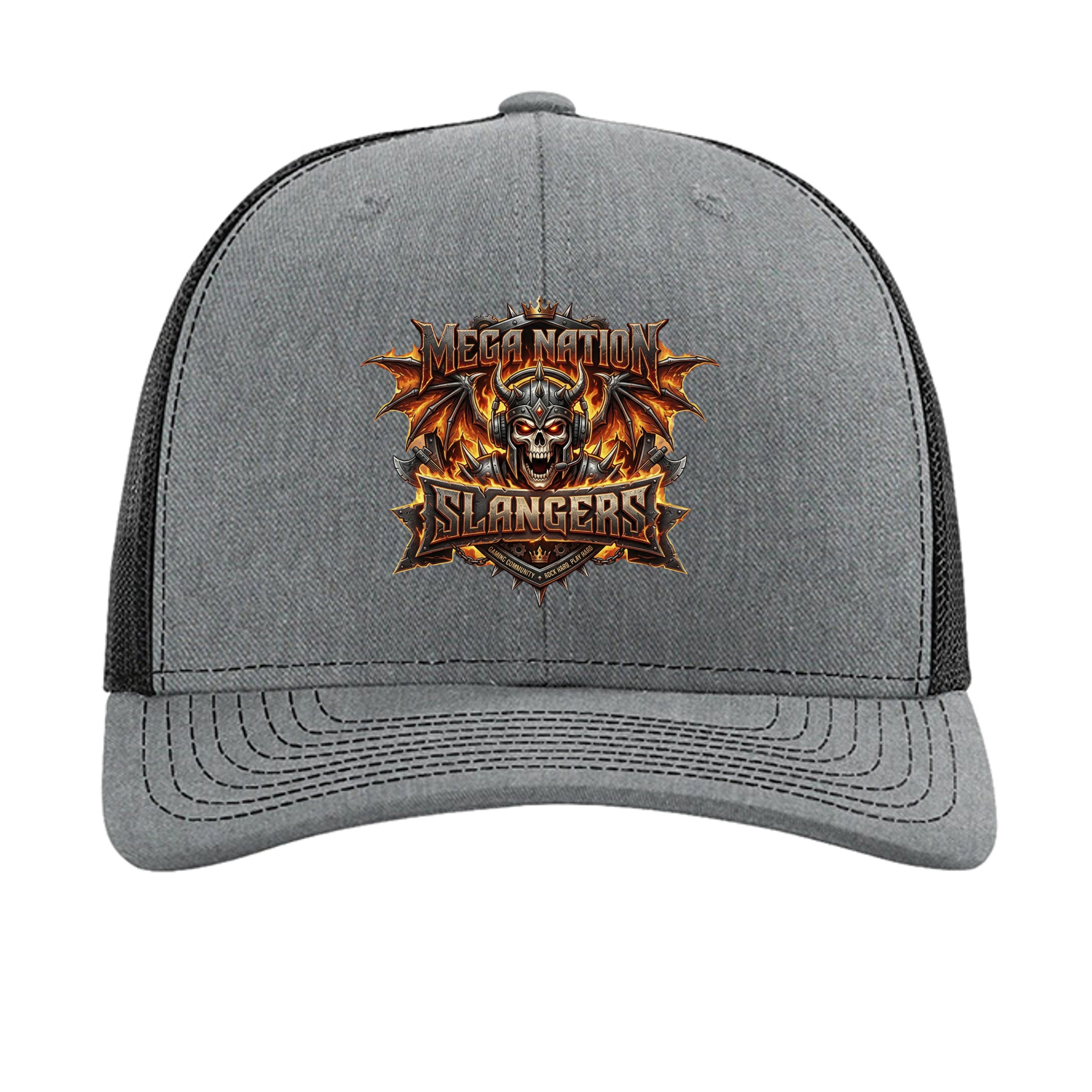 Heather Grey/ Black - 112 - FRONT
