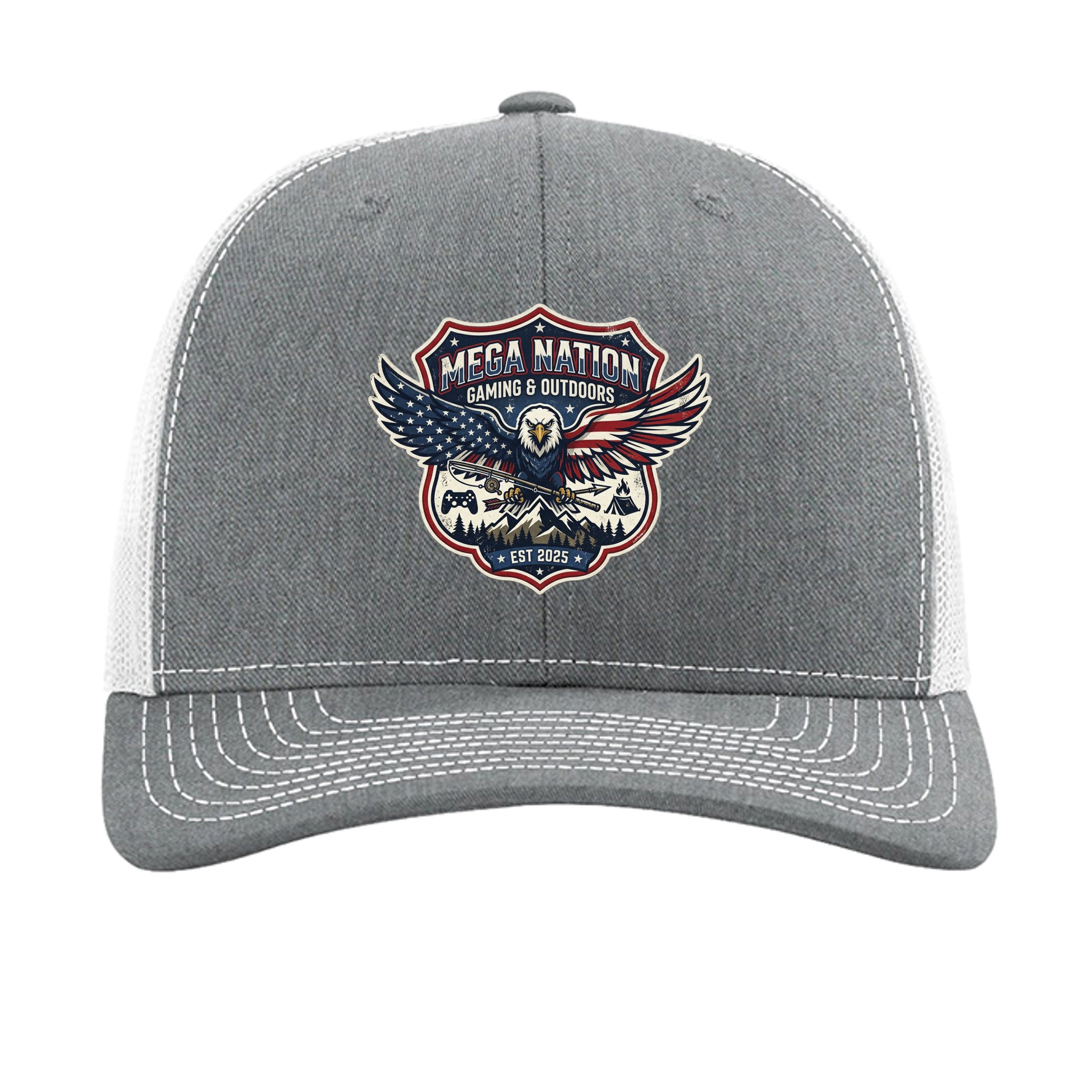 Heather Grey/ White - 112 - FRONT