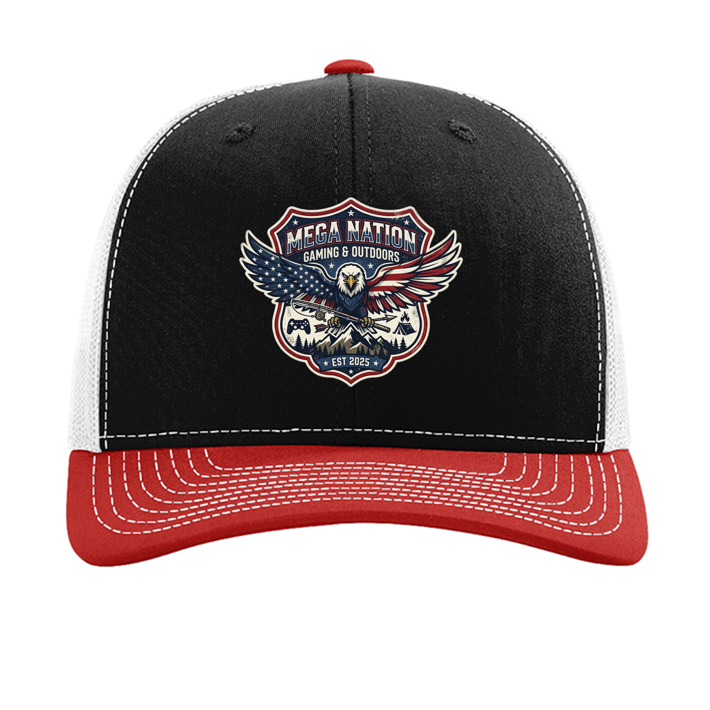 Black/ White/ Red - 112 - FRONT