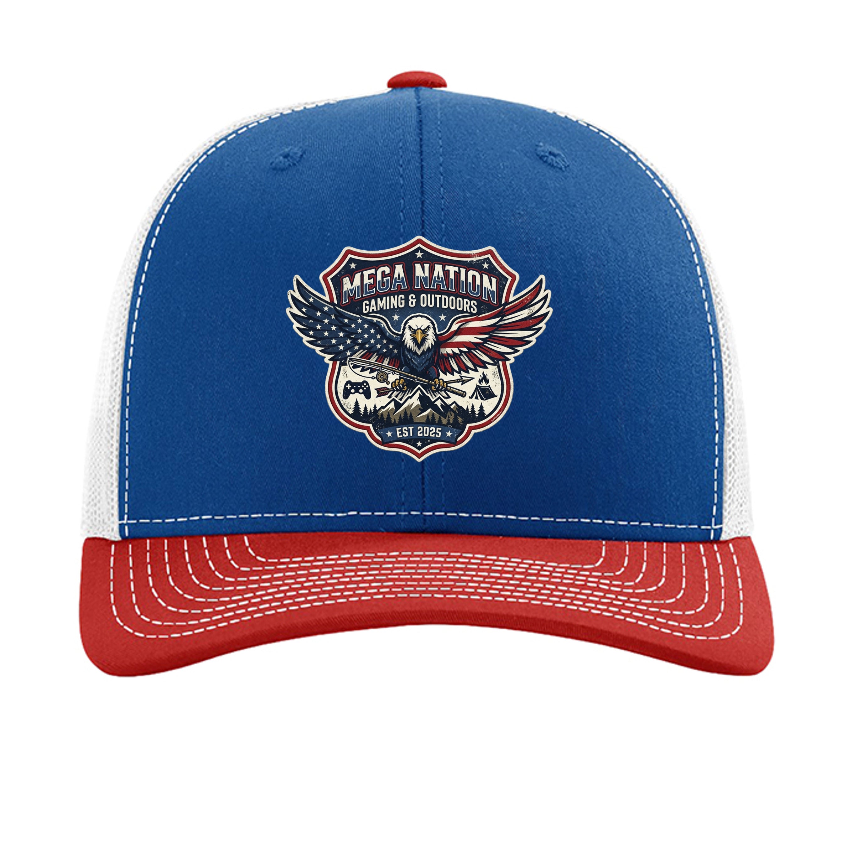 Royal/ White/ Red - 112 - FRONT