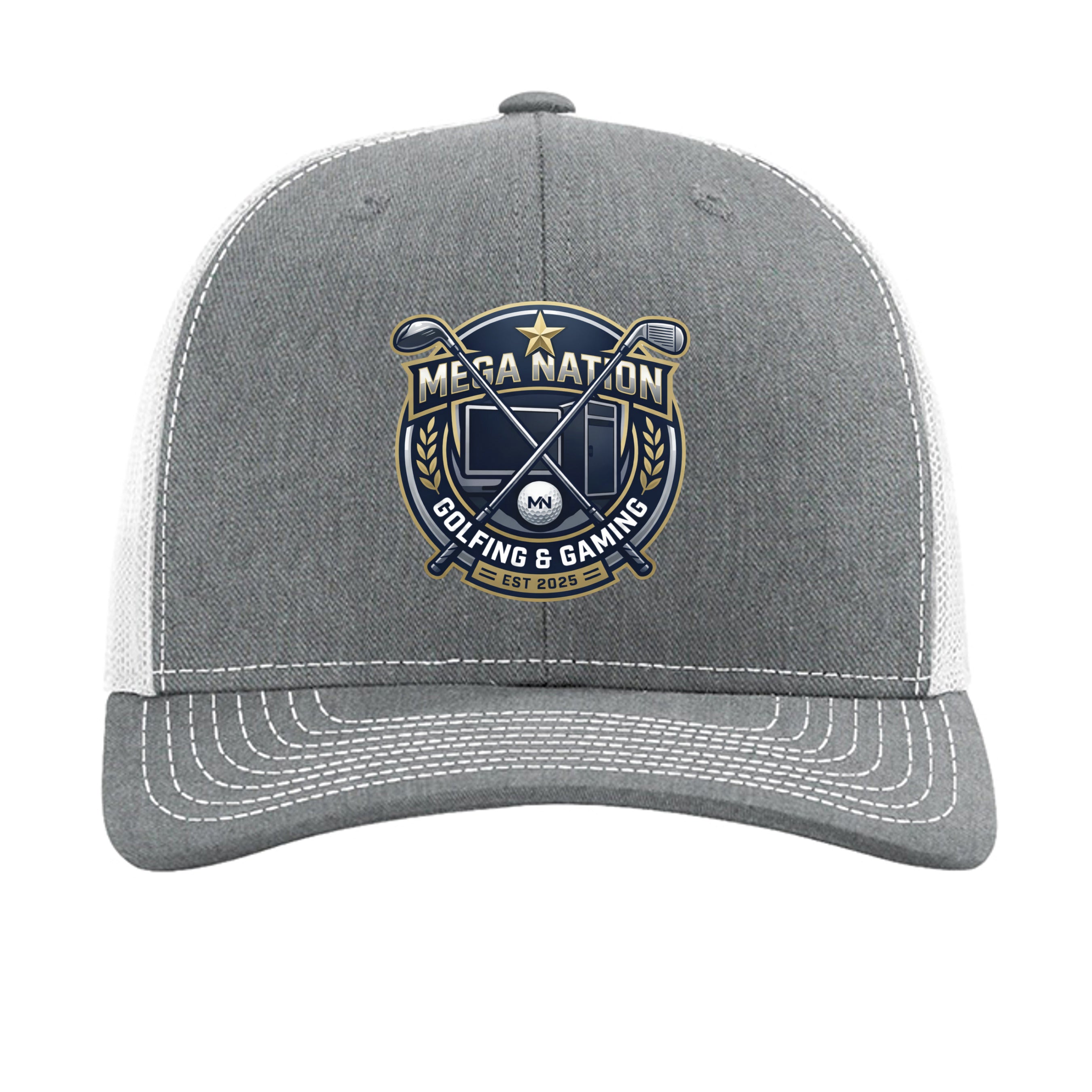 Heather Grey/ White - 112 - FRONT